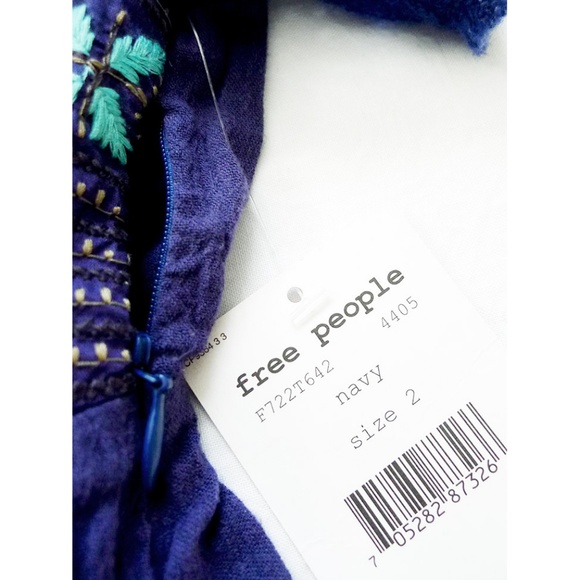 Bohemian Floral Embroidery Crochet Tunic/Top/Shirt - Picture 7 of 8